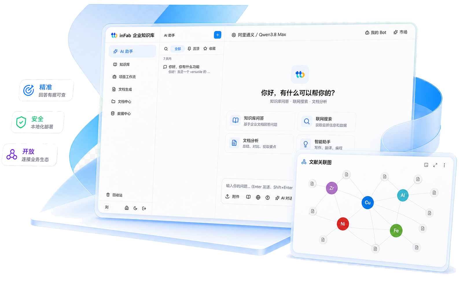 图博数智inFab智能体与业务流程界面